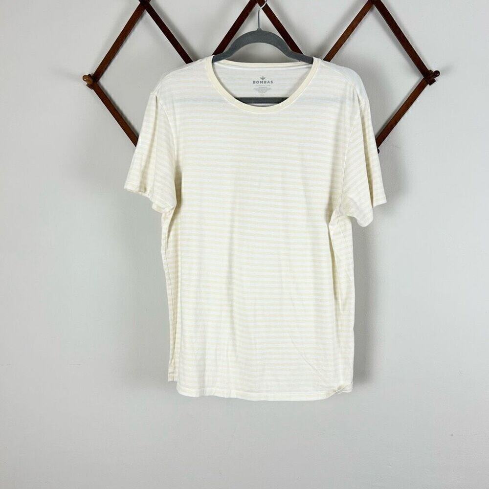 BOMBAS Short Sleeve Striped Tee Men’s Size Large GUC